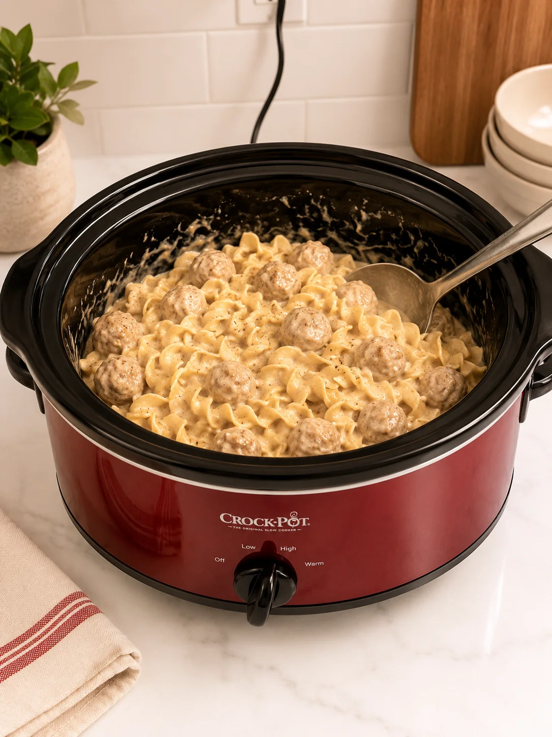 Crockpot Swedish Meatballs